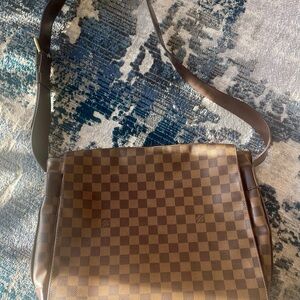 Louis Vuitton Damier Brown Checkered Messenger Bag
